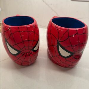 Set of 2 Spider-Man Red and Blue Mug Set